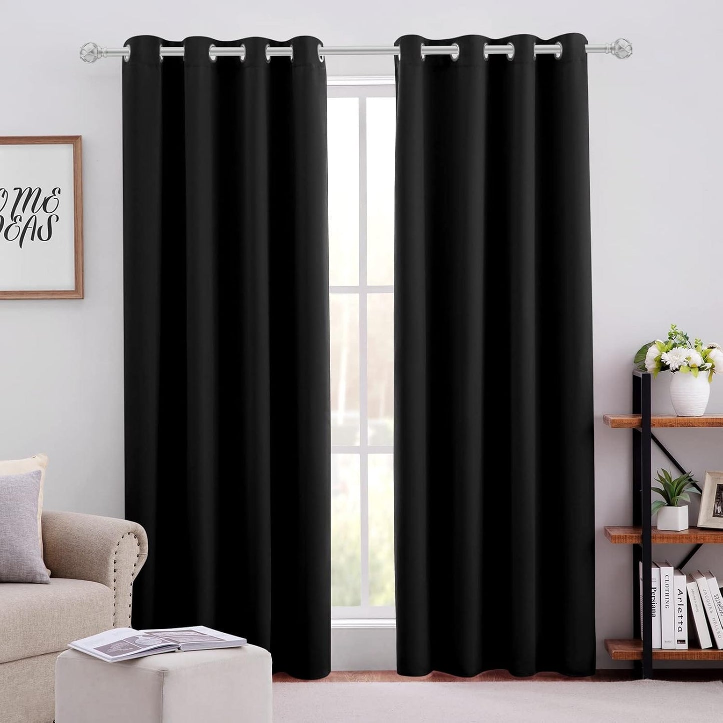 Cortinas Blackout 90% 2 Paneles (280x220cm)