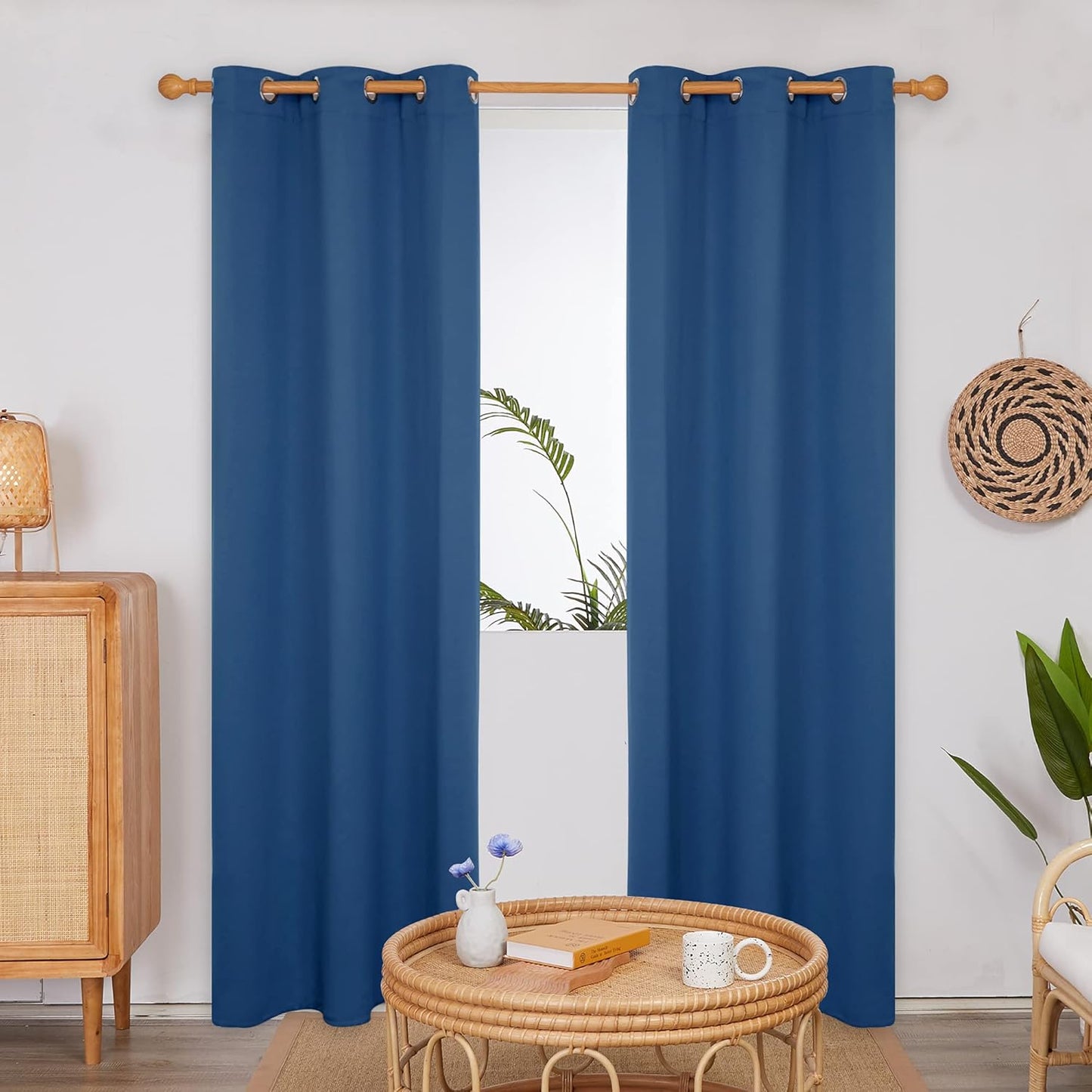 Cortinas Blackout 90% 2 Paneles (270x200cm)