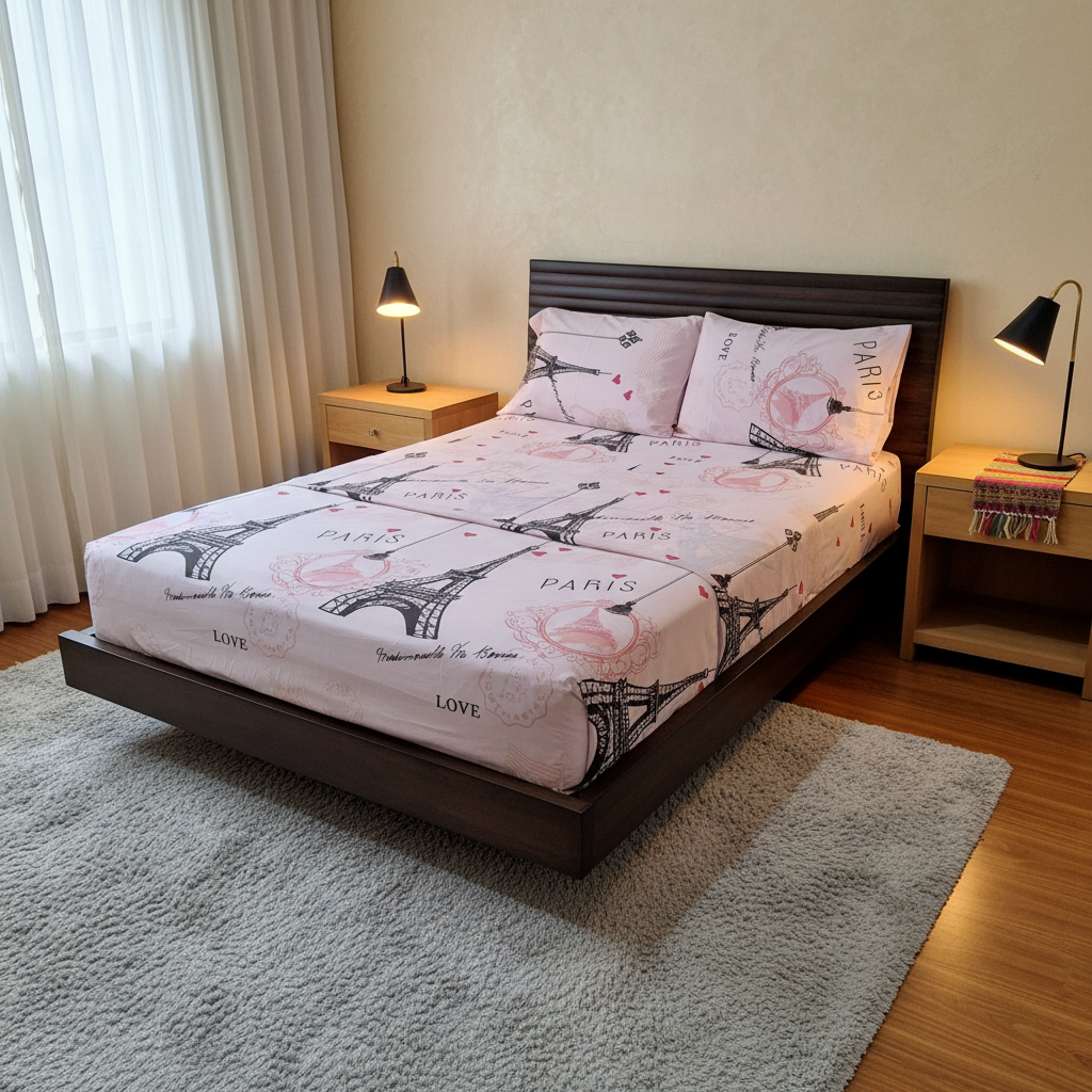 Estampada Paris - 30 cms de fuelle