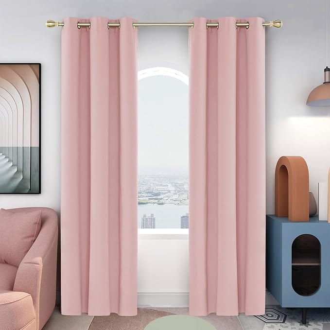 Cortinas Blackout 90% 2 Paneles (270x200cm)