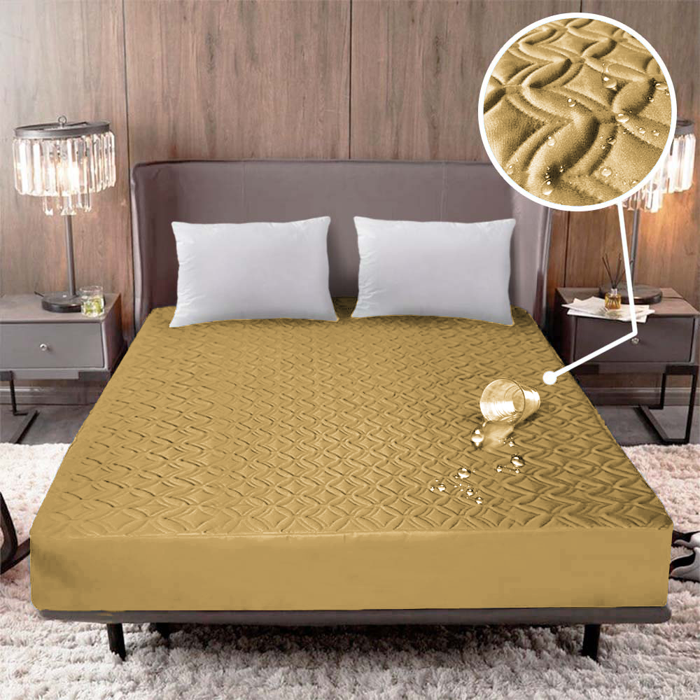 Combo Protector de colchón IMPERMEABLE + Fundas