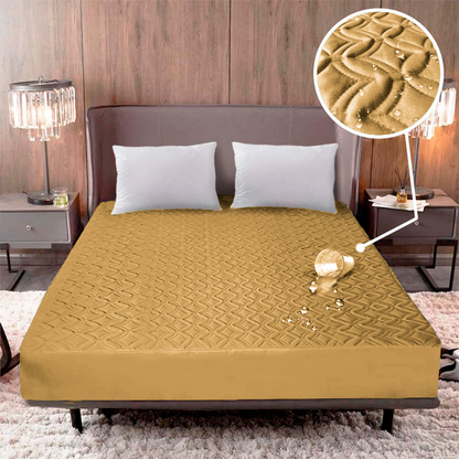 Combo Protector de colchón IMPERMEABLE + Fundas