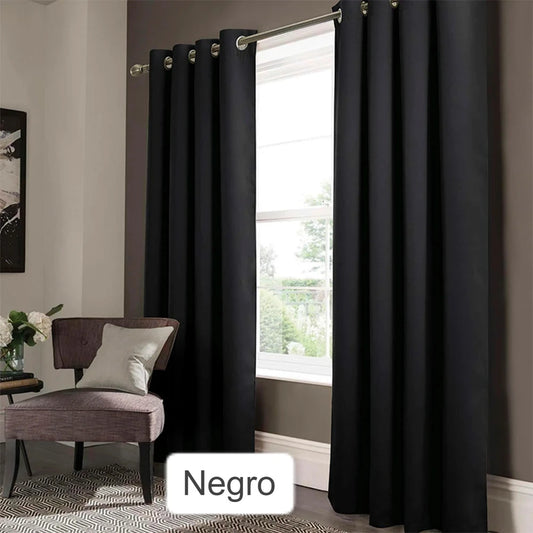 Cortina Blackout 100% 2 paneles (2800x200cm)