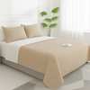 Cubrelecho Doble Faz - Beige/Blanco