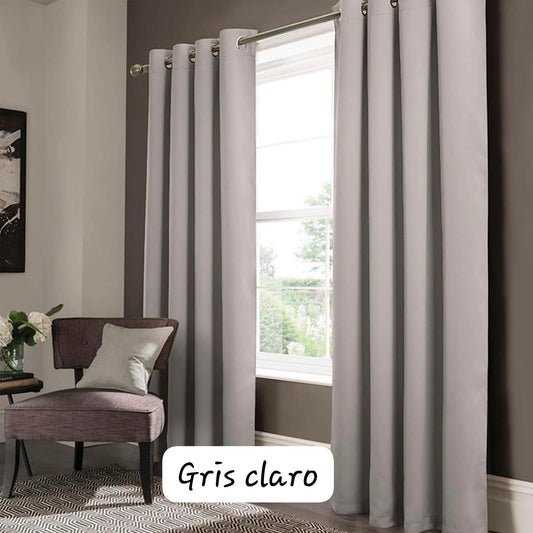 Cortina Blackout 100% 2 paneles (260x220cm)