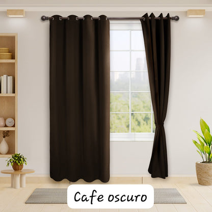 Cortina Blackout 100% 2 paneles (260x220cm)
