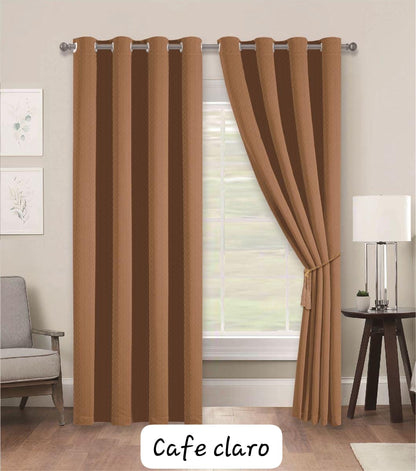 Cortina Blackout 100% 2 paneles (260x220cm)