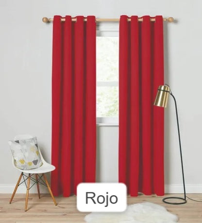 Cortina Blackout 100% 2 paneles (260x220cm)