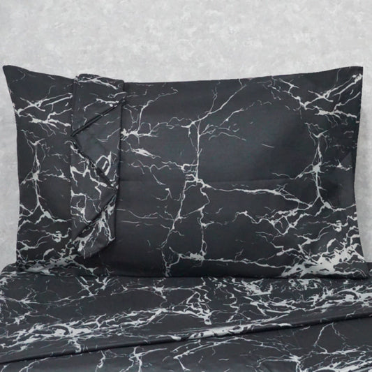 Estampada Mármol Negro