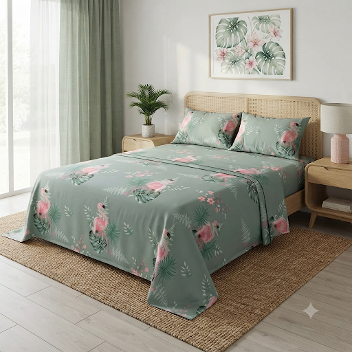 Estampada Flamencos - 30 cms de fuelle