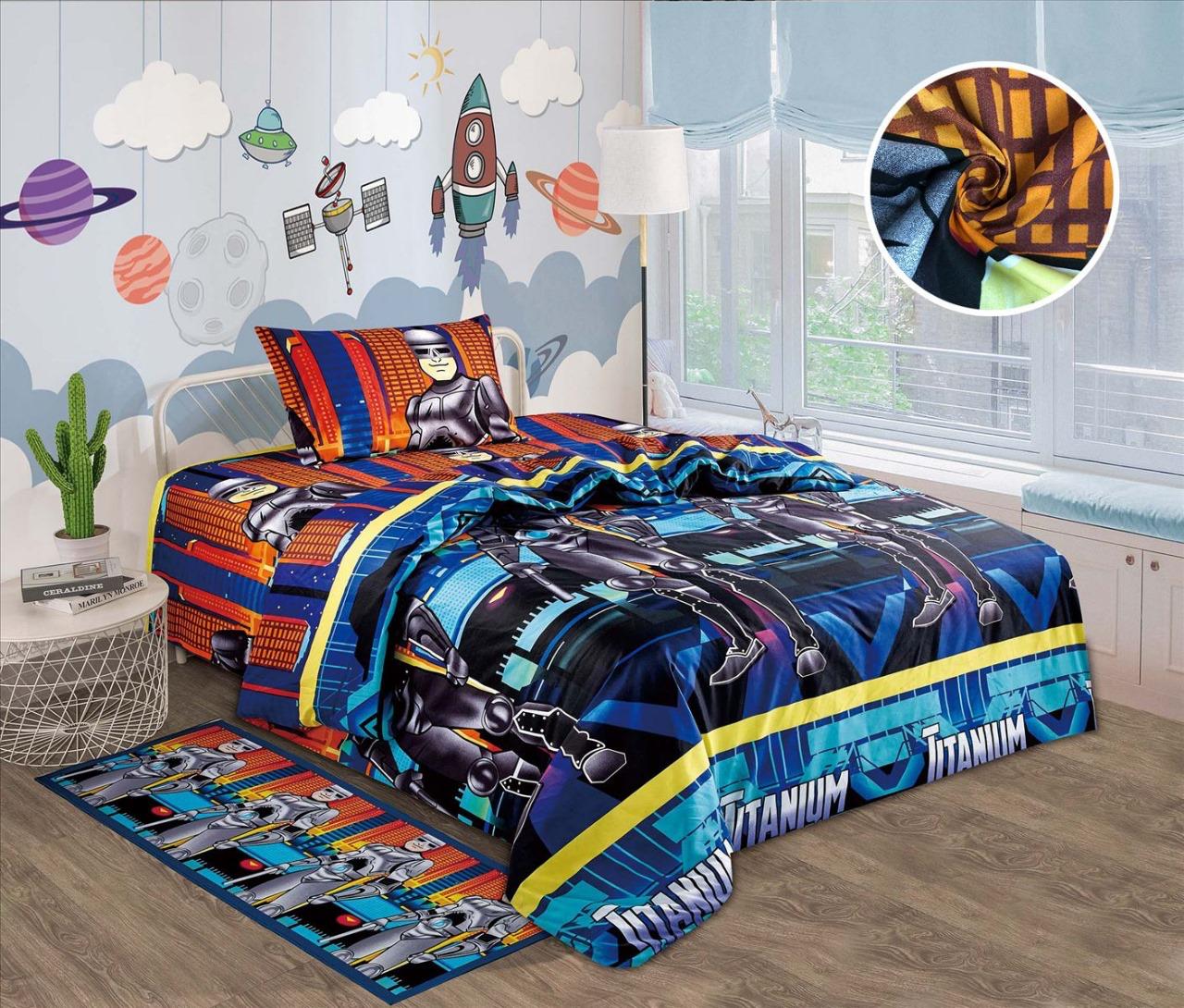 Juego de sabana infantil cama semidoble