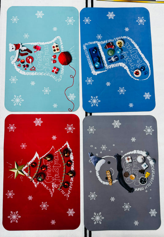 Set 4 Tapetes Navideños 40x60cm